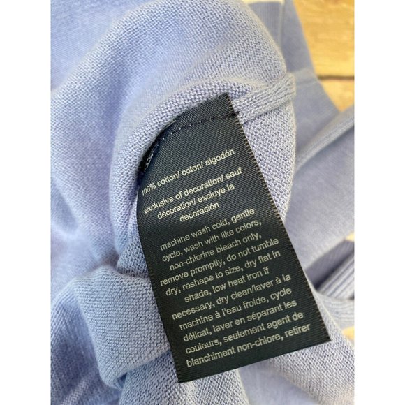 TOMMY HILFIGER Round Hem Crewneck Pullover Sweater In English Manor Color Size L - Picture 6 of 6